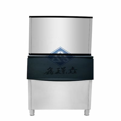 Βιομηχανική αυτόματη 700P 318kg/ημέρα Ice Cube Maker με ψύξη αέρα και καλή