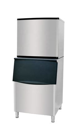 Βιομηχανική αυτόματη 700P 318kg/ημέρα Ice Cube Maker με ψύξη αέρα και καλή