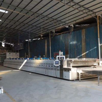 Μεγάλη παραγωγική ικανότητα 1000 αυτοματοποιημένα μπισκότα ψωμιού φούρνο τούνελ για πολλαπλές επιλογές