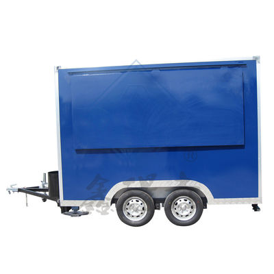 Προσαρμοσμένο Industrial Square Hot Dog Coffee Food Truck για εξωτερική οδική πώληση