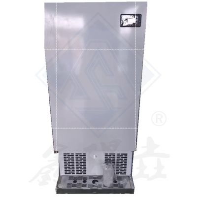 Εύκολο στη λειτουργία 80kgs Crescent Ice Maker Cube Ice Making Machine για επιχειρήσεις