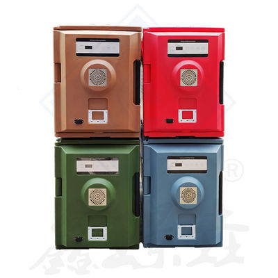 Υπηρεσία μπουφέ 90L 220V περιστροφικό καλούπι μονωμένο κουτί για ξύσιμο πιάτο ζεστή τροφή