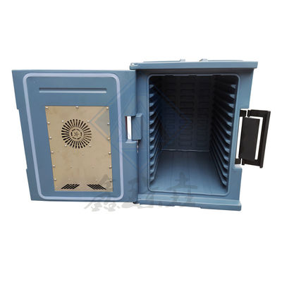 53x33.5x51cm Εσωτερικό μέγεθος LLDPE Τροφικής ποιότητας πλαστικό θερμότητα Ηλεκτρικό θερμοφόρο κουτί τροφίμων με αφρό PU