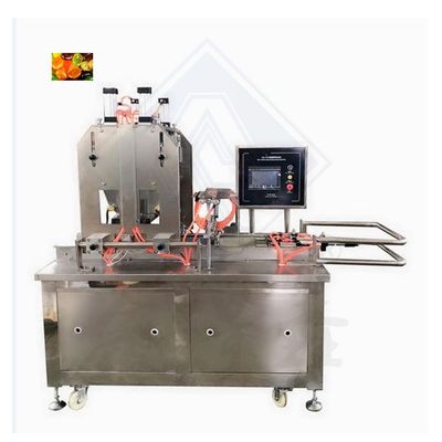 Προσαρμόσιμα ποικίλα δαχτυλίδια φασολιών γουμάρες μηχανή κατάθεσης για γλυκά ζαχαρωτά