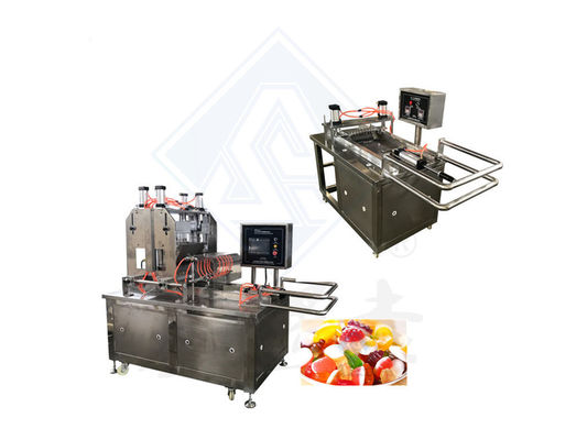 Σαγκάη 50kg/h Lollipop Toffee Jelly Gummy Bear Candy Making Machine για λιανική πώληση