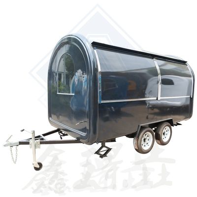 Κιόσκος τροφίμων για φορτηγά των ΗΠΑ με ανοξείδωτο χάλυβα και θερμαινόμενο γυαλί