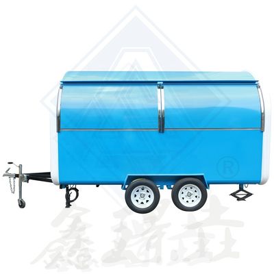 Κιόσκος τροφίμων για φορτηγά των ΗΠΑ με ανοξείδωτο χάλυβα και θερμαινόμενο γυαλί