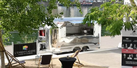 2300*1750*2100mm τροφικό τροχόσπιτο τροχόσπιτο τροφίμων