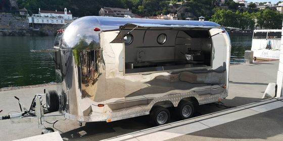 2300*1750*2100mm τροφικό τροχόσπιτο τροχόσπιτο τροφίμων