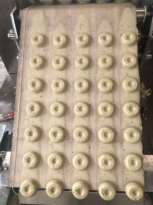 Υψηλή παραγωγικότητα Βιομηχανική 100kgs / h Αλμυρές μηχανή μπισκότα μηχανή μπισκότο 220V / 380v