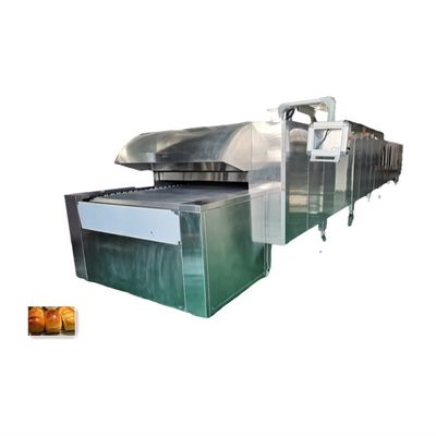 380V αέριο τοστ ψωμί μπισκότα αυτόματο cupcake ηλεκτρικό τούνελ φούρνο 7/8/10m