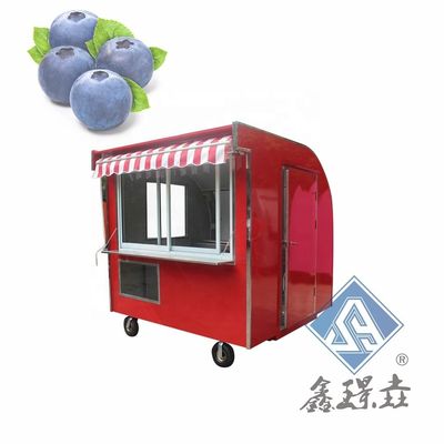 Εξωτερικό καρότσι τροφίμων δρόμου εύκολο μετακίνηση κατεψυγμένα τρόφιμα φορτηγό μεταφοράς για μικρές πίτσες