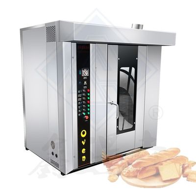 16 δίσκοι Στρογγυλοστάσιο φούρνο για αρτοποιία ξενοδοχεία Μηχανήματα λειτουργία 100kg/ώρα