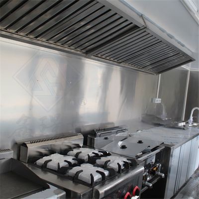 250*160*210cm Custom Size Οδός Κινητή κουζίνα Κινητό παγωτό Αυτοκίνητο γρήγορο φαγητό