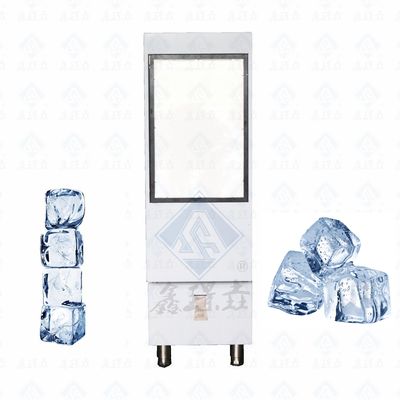 Εμπορική μηχανή κατασκευής πάγου σε κύβους με υψηλή απόδοση και χωρητικότητα αποθήκευσης πάγου 900 kg