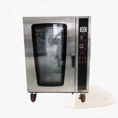 Υψηλή παραγωγικότητα 8 δίσκοι Θέρμανση με αέριο Κονβέκση Φούρνος αρτοποιίας για την παραγωγή ψωμιού