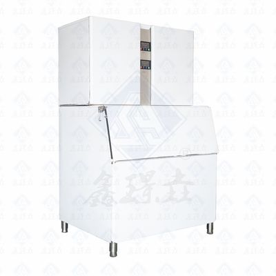 Μηχανή κατασκευής πάγου με κύβους από ανοξείδωτο χάλυβα για ταχεία και εμπορική παραγωγή πάγου