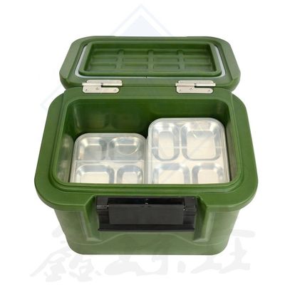 Στρογγυλό σχήμα Απομονωμένο κουτί γεύματος Μηχανολογικό εξοπλισμό κουζίνας