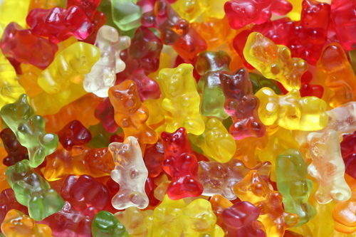 1.5KW Σοκολάτα Toffee Lollipop Gummy Bear Μηχανή για 50kg / h Βιομηχανική Γλυκά