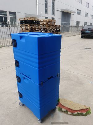 Εστιατόριο σερβίρισμα Chafing πιάτο μονωμένο κουτί αποστολής με ζεστή τροφή και θερμοσίφωνη
