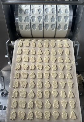 3kw υψηλής παραγωγικότητας κρέπα λεπτές φράουλες βούτυρο μπισκότα μηχανή μπισκότο maker