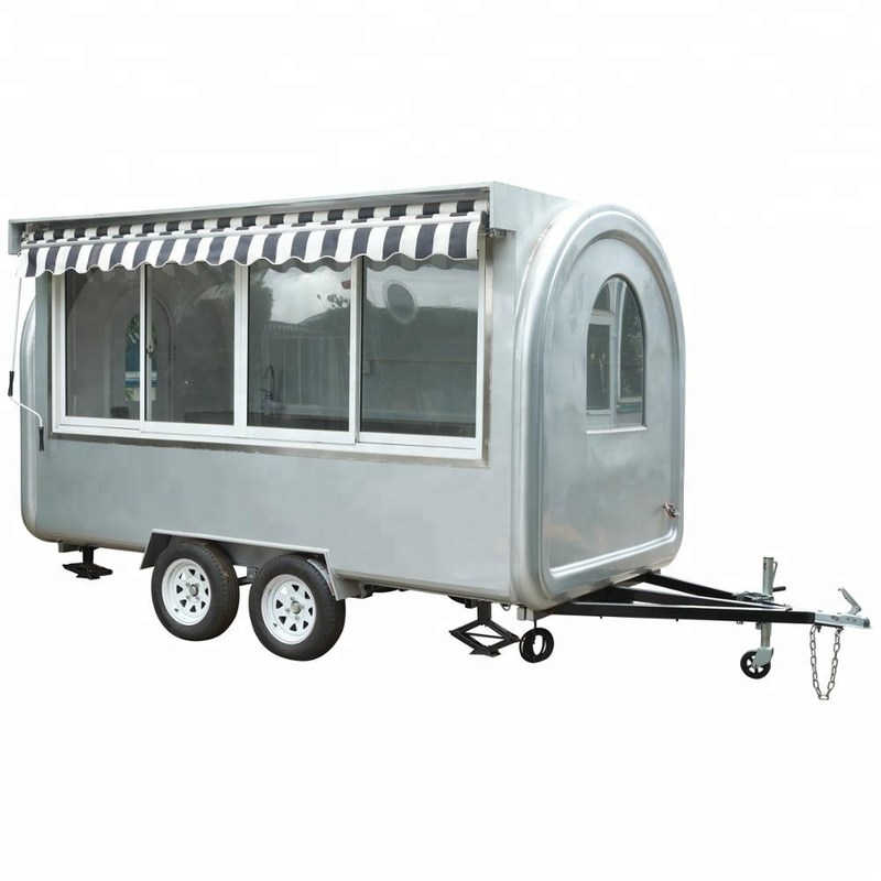 Καυτό τροχόσπιτο μπάρμπεκιου Αυστραλία Κινητό φορτηγό κουρέα για μαγείρεμα λαχανικών και παραχώρηση