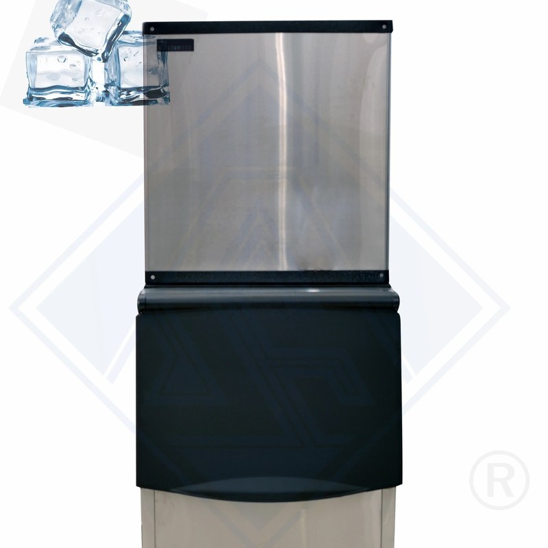 Μηχανή βιομηχανικής κατασκευής πάγου με αυτόματη παραγωγή κύβους και τάση 220v