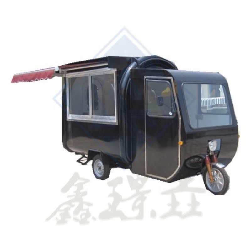 Πώληση τροφίμων Τούκ Τουκ Τρακ Πλήρης κουζίνα Κινητό καρότσι τροφίμων με τροχούς και καρύδια Πρωτότυπη ύλη