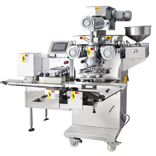 Εργασιακή ικανότητα 20-135pcs/min SS304 Mochi Ice Cream PLC Control Encrusting Machine
