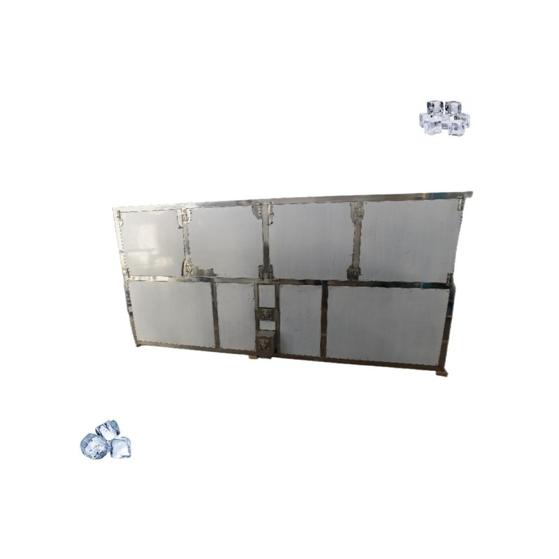 Σπίτι 10 τόνων ψύξη νερού Μηχανή παγωτού με χωρητικότητα αποθήκευσης πάγου 1000kg