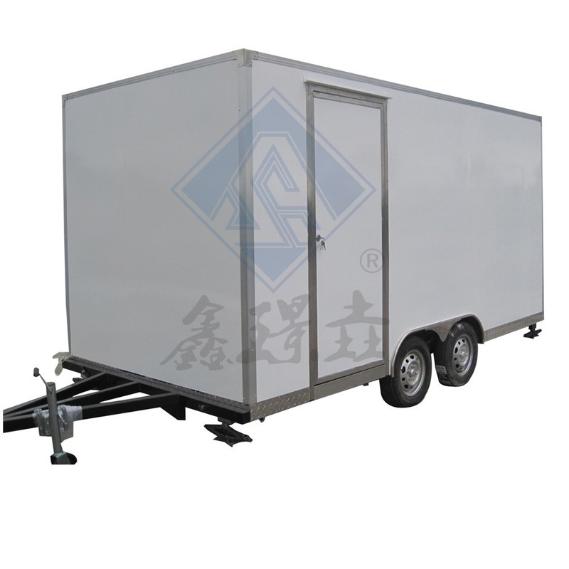 Εξωτερικό καρότσι τροφίμων δρόμου κινητό χάμπουργκερ και τροχόσπιτο παγωτού για εξωτερικά φεστιβάλ