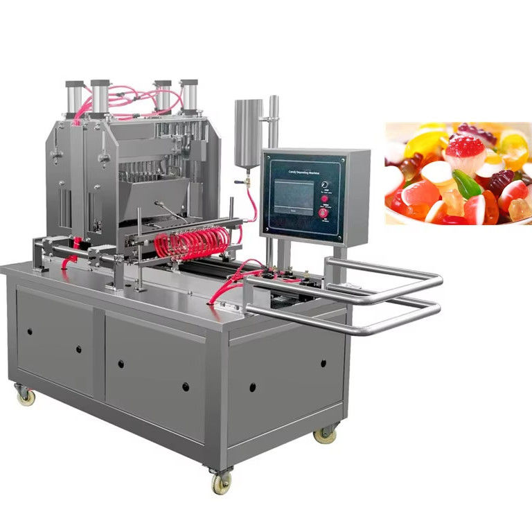 1.5KW Σοκολάτα Toffee Lollipop Gummy Bear Μηχανή για 50kg / h Βιομηχανική Γλυκά